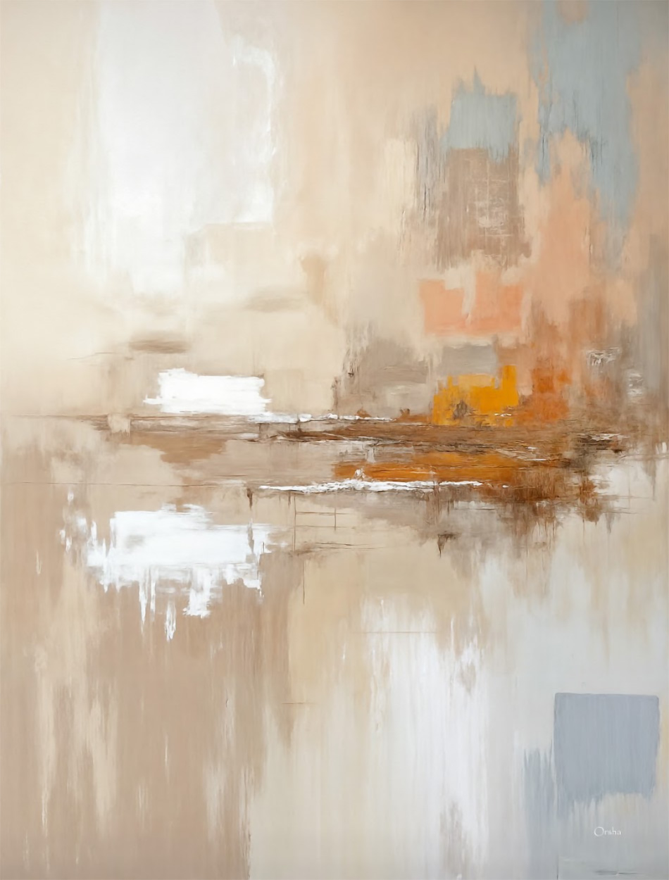 Abstract texture painting
