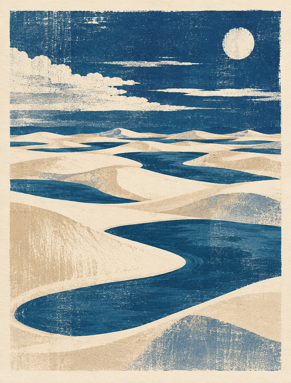 Serigrafias dos Lençóis A