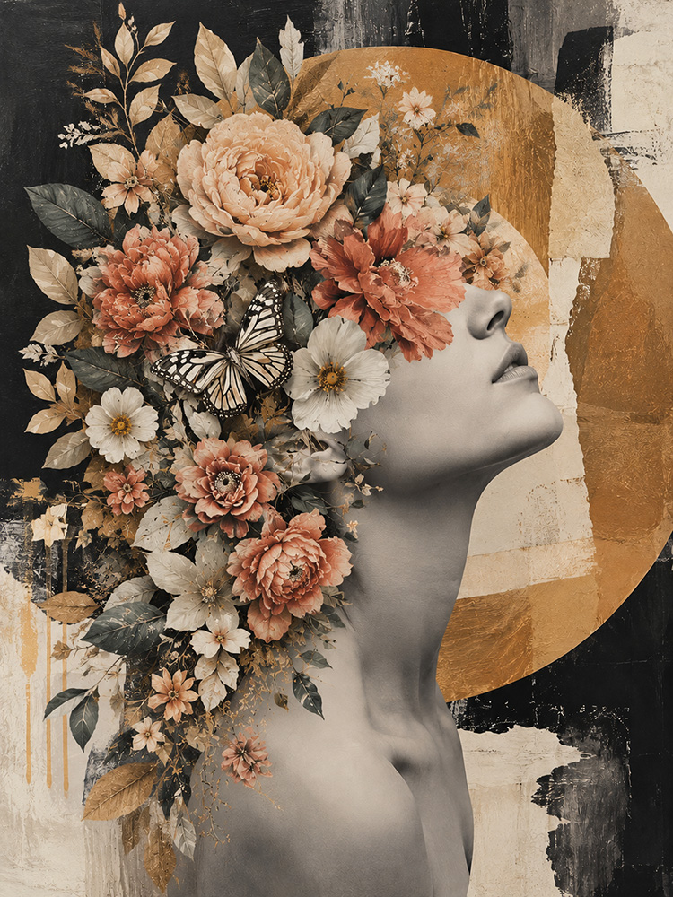 Flowery woman