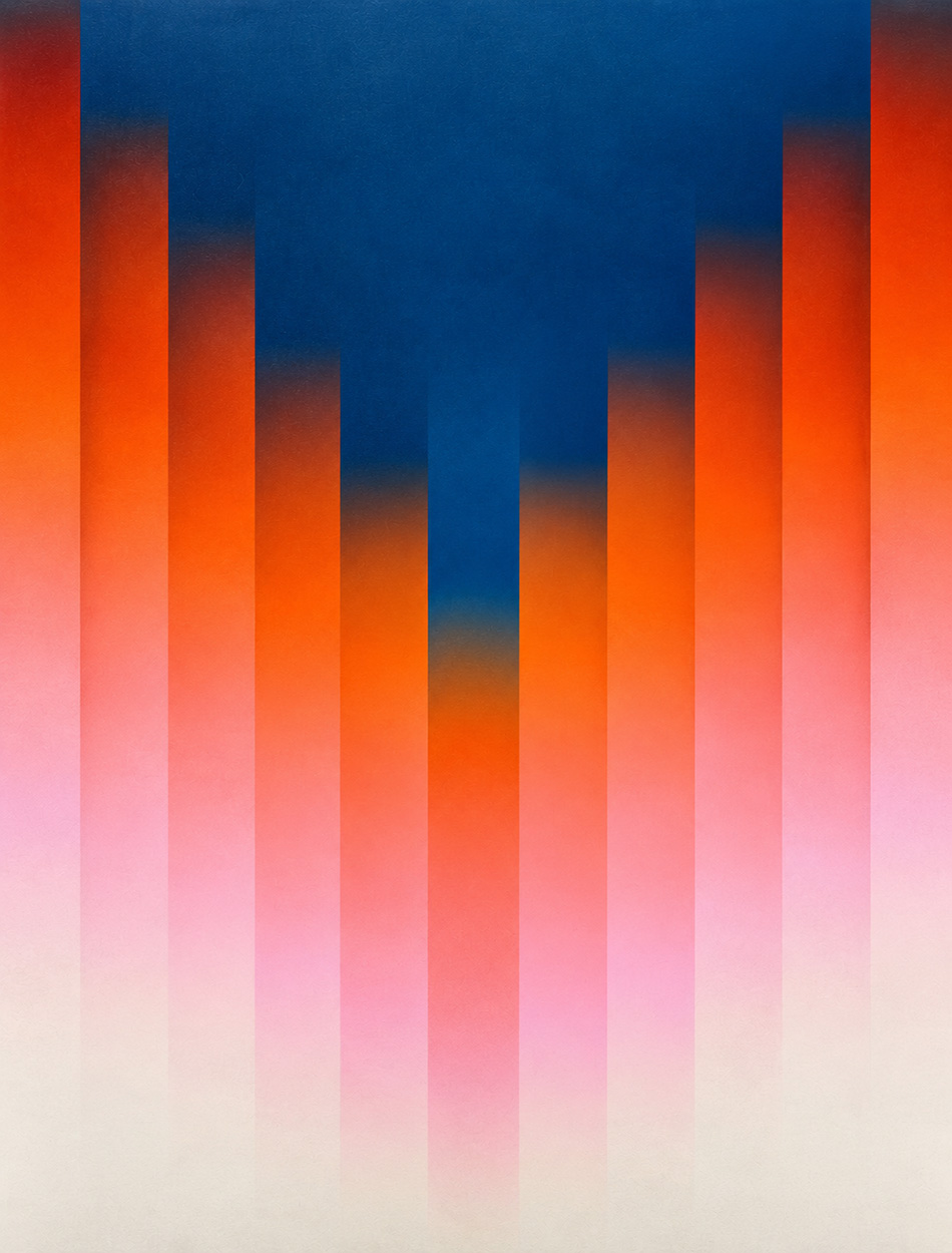 Blue red pink