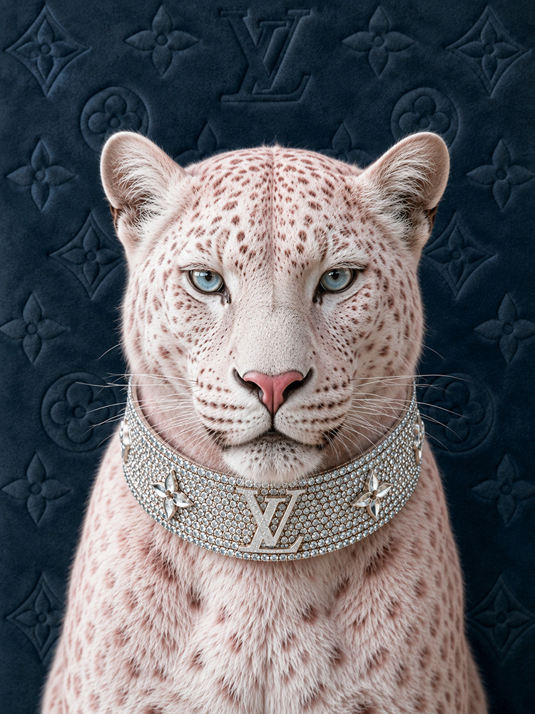 Pink panther portrait