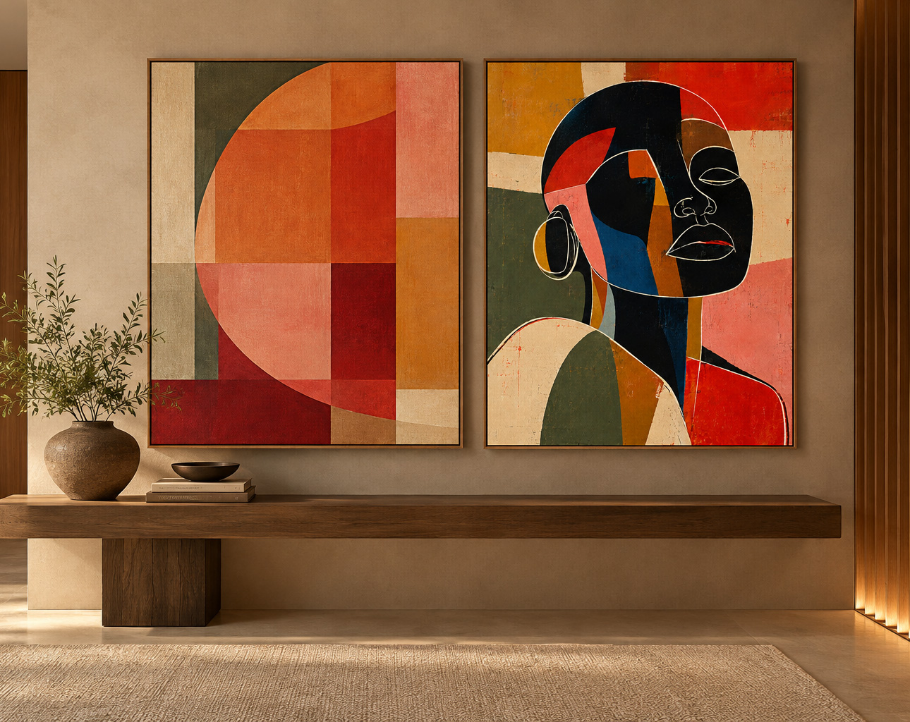 Cores vibrantes e estilo