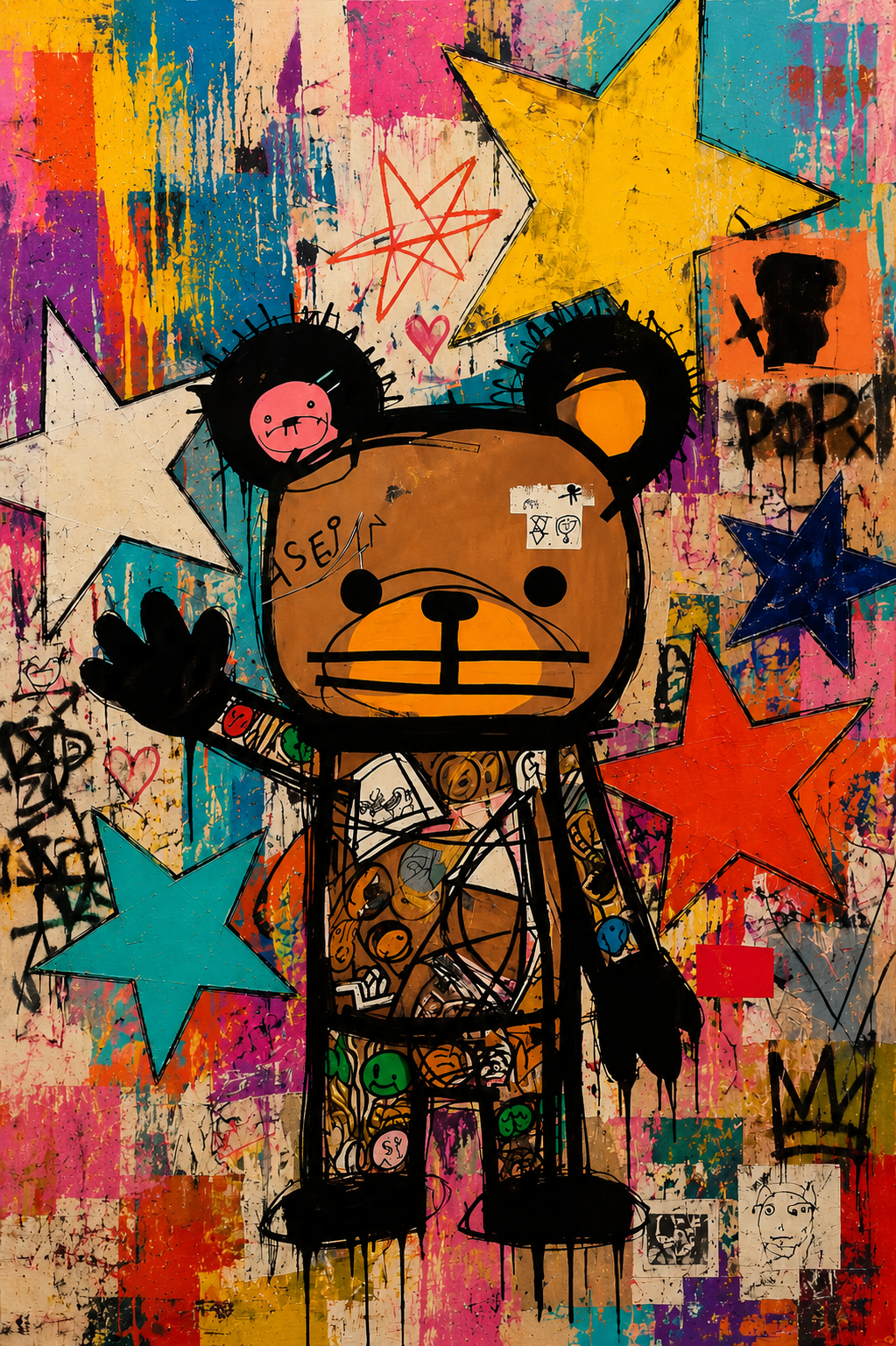 Teddy trashy say hi
