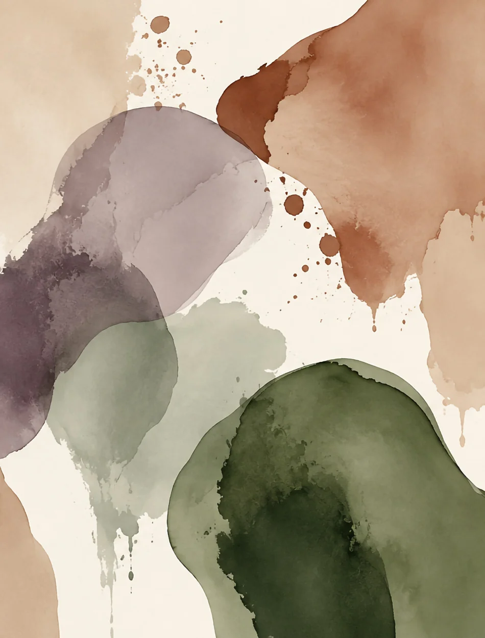 Abstrato tons terrosos A