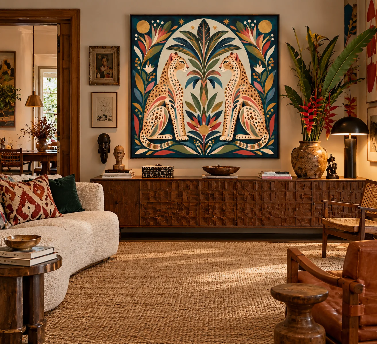 Maximalismo tropical chic