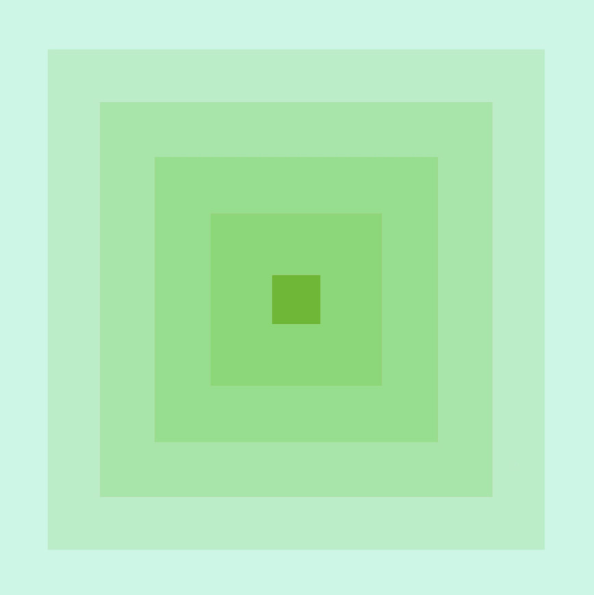 Geometria minimalista verde