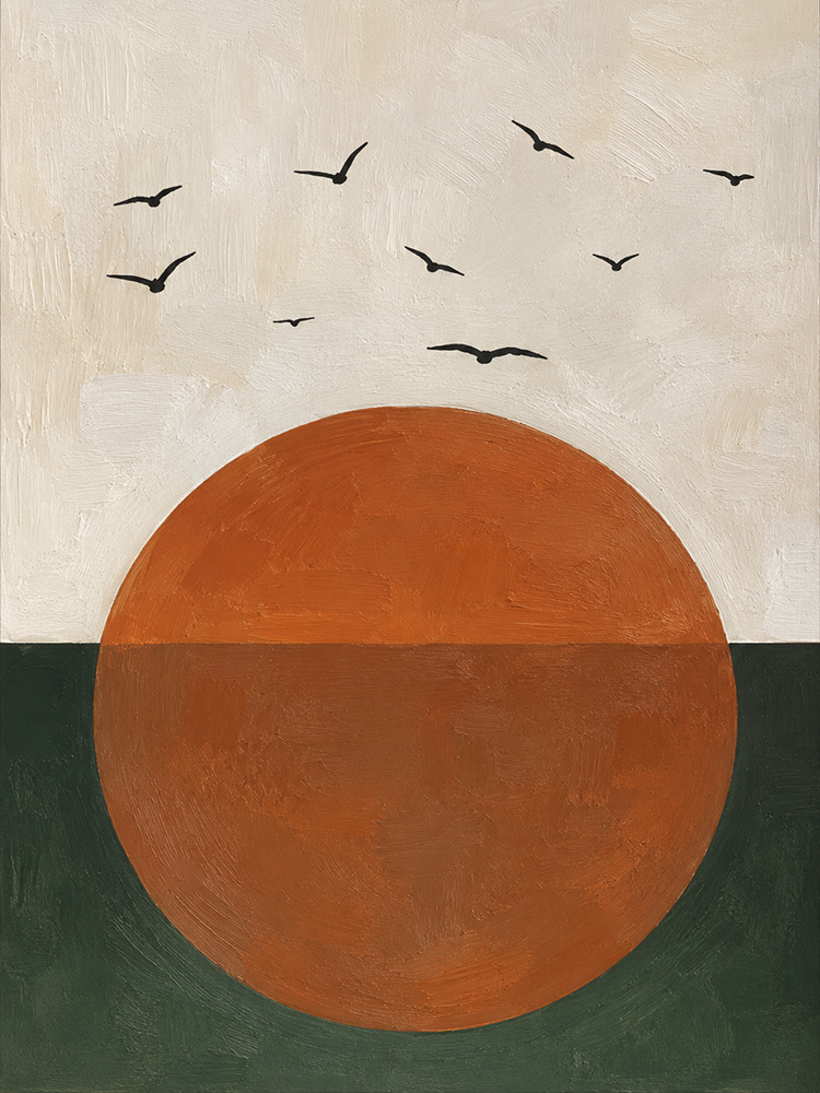Mar, sol e gaivotas
