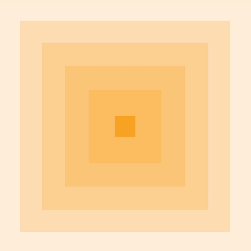 Geometria minimalista Laranja