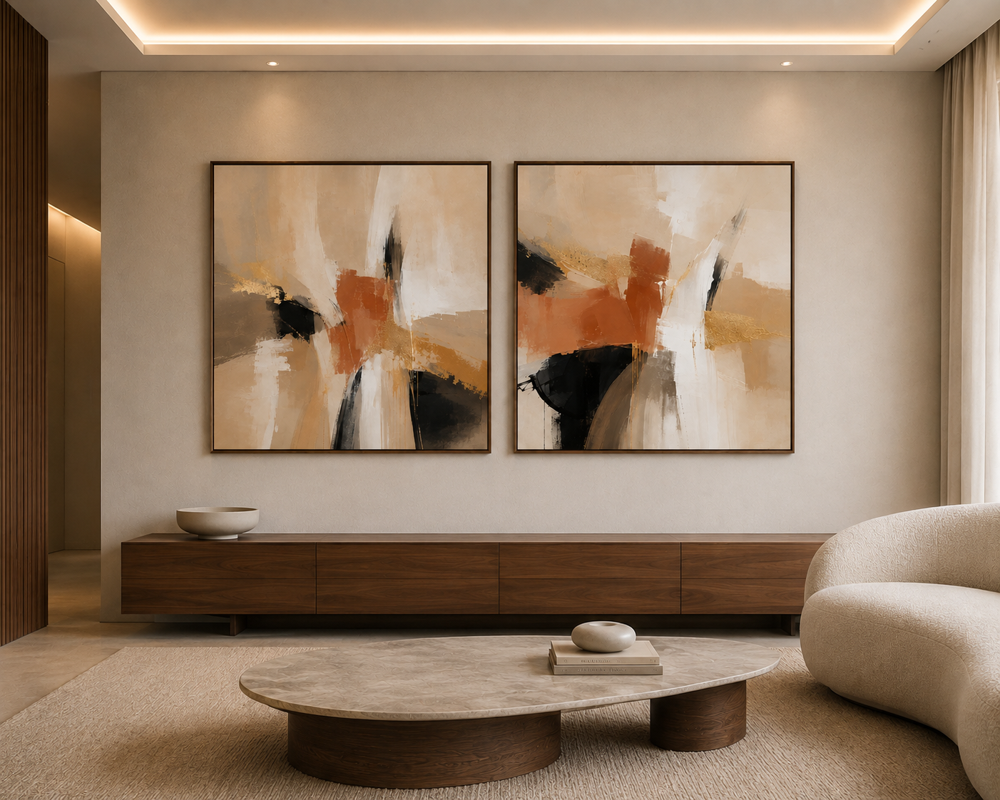 Atmosfera elegante e acolhedora 