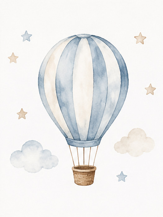 Balão no céu
