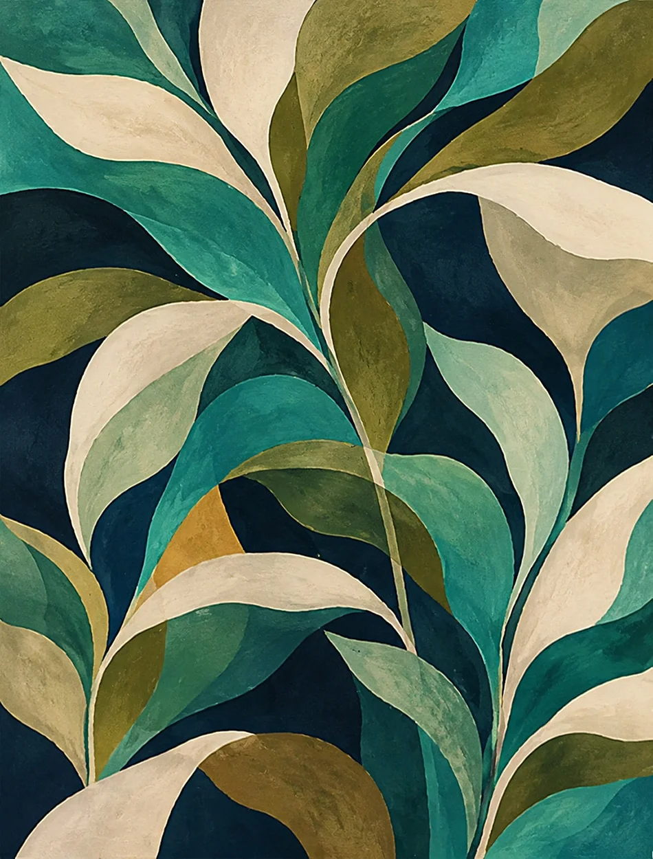 Folhas abstratas