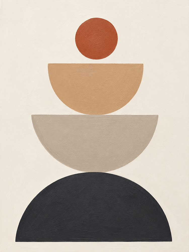 Geometria simple Boho