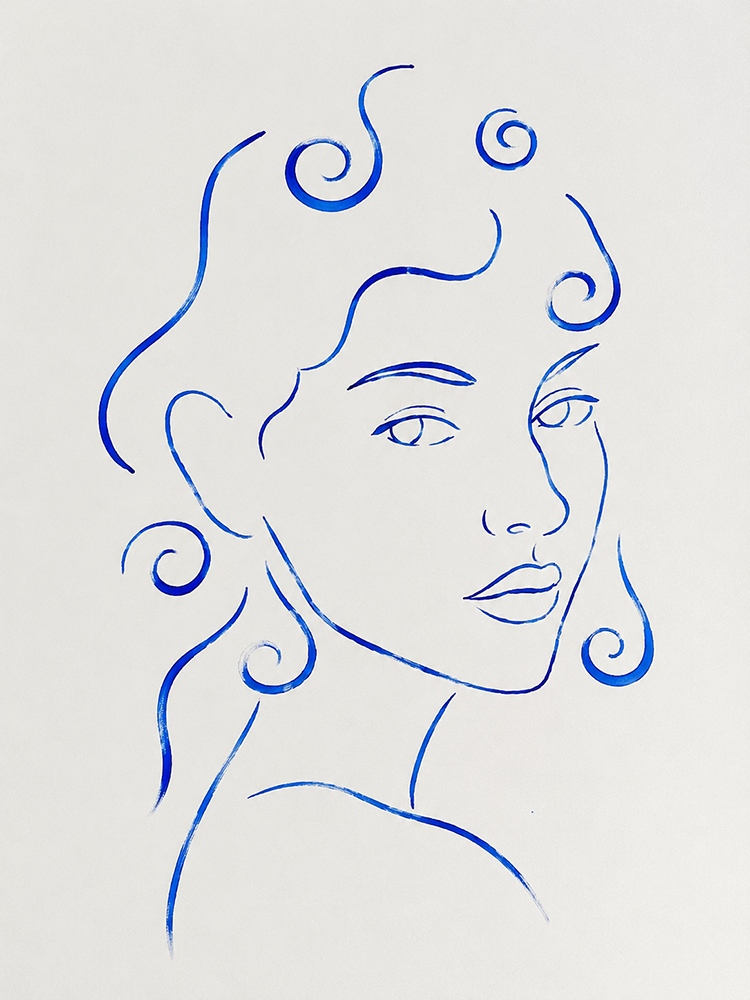 Retrato minimalista 2