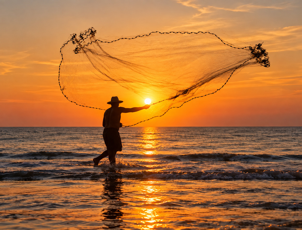 O pescador