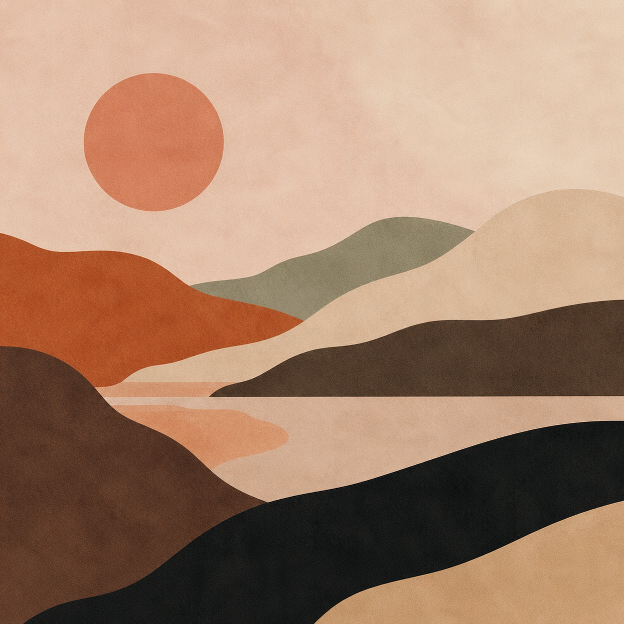 Deserto minimalista