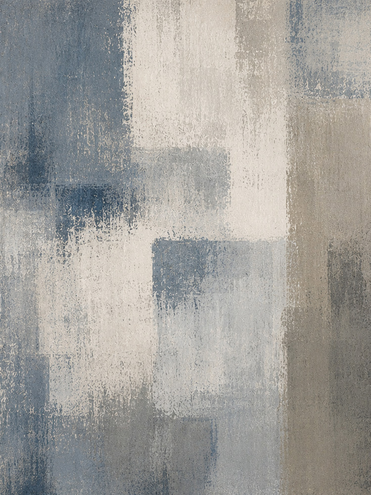 Abstract textures on blue 1