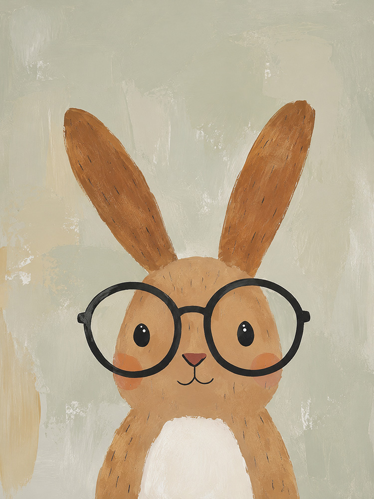 Coelhinho com óculos