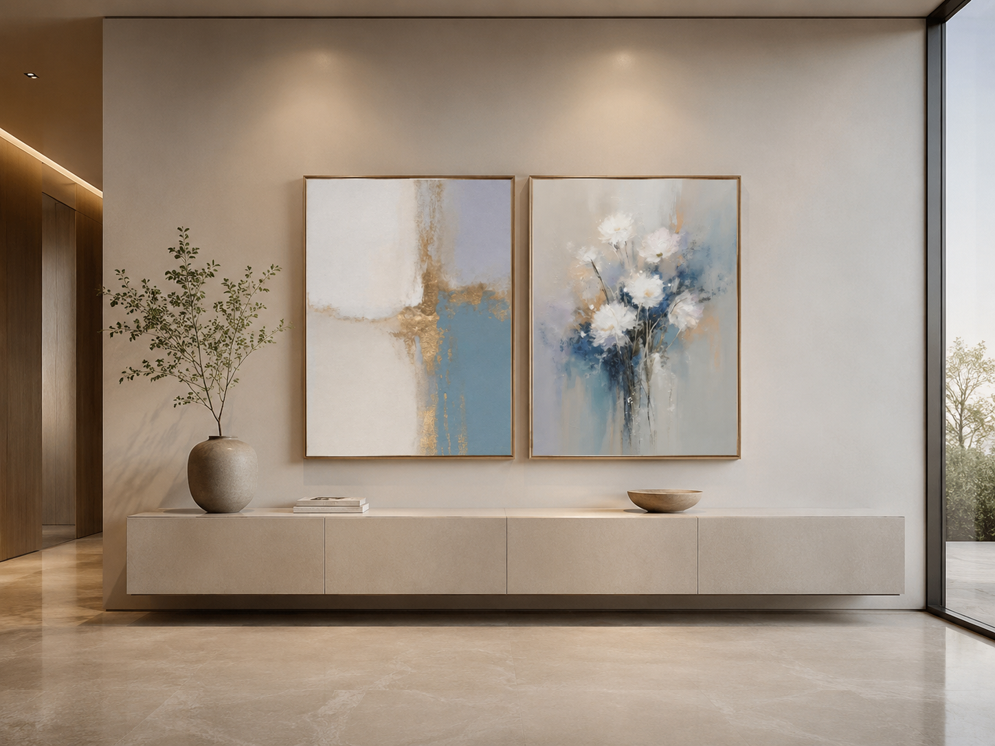 Abstrato e floral