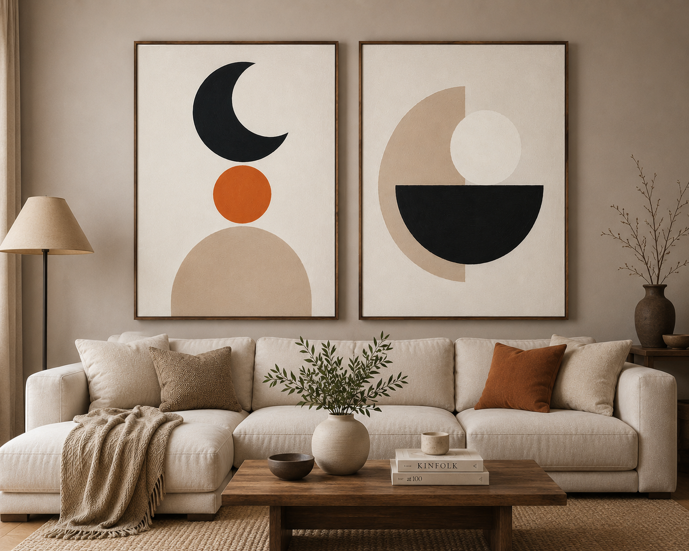 Composição minimalista contemporânea  