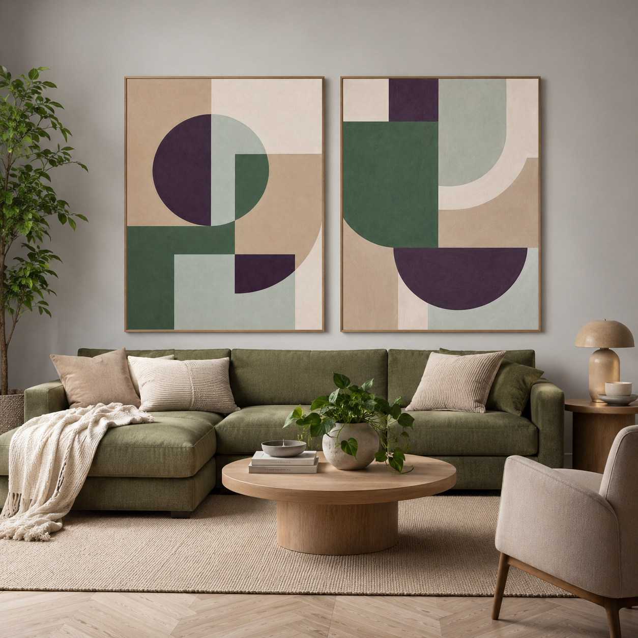 Composição geométrica abstrata