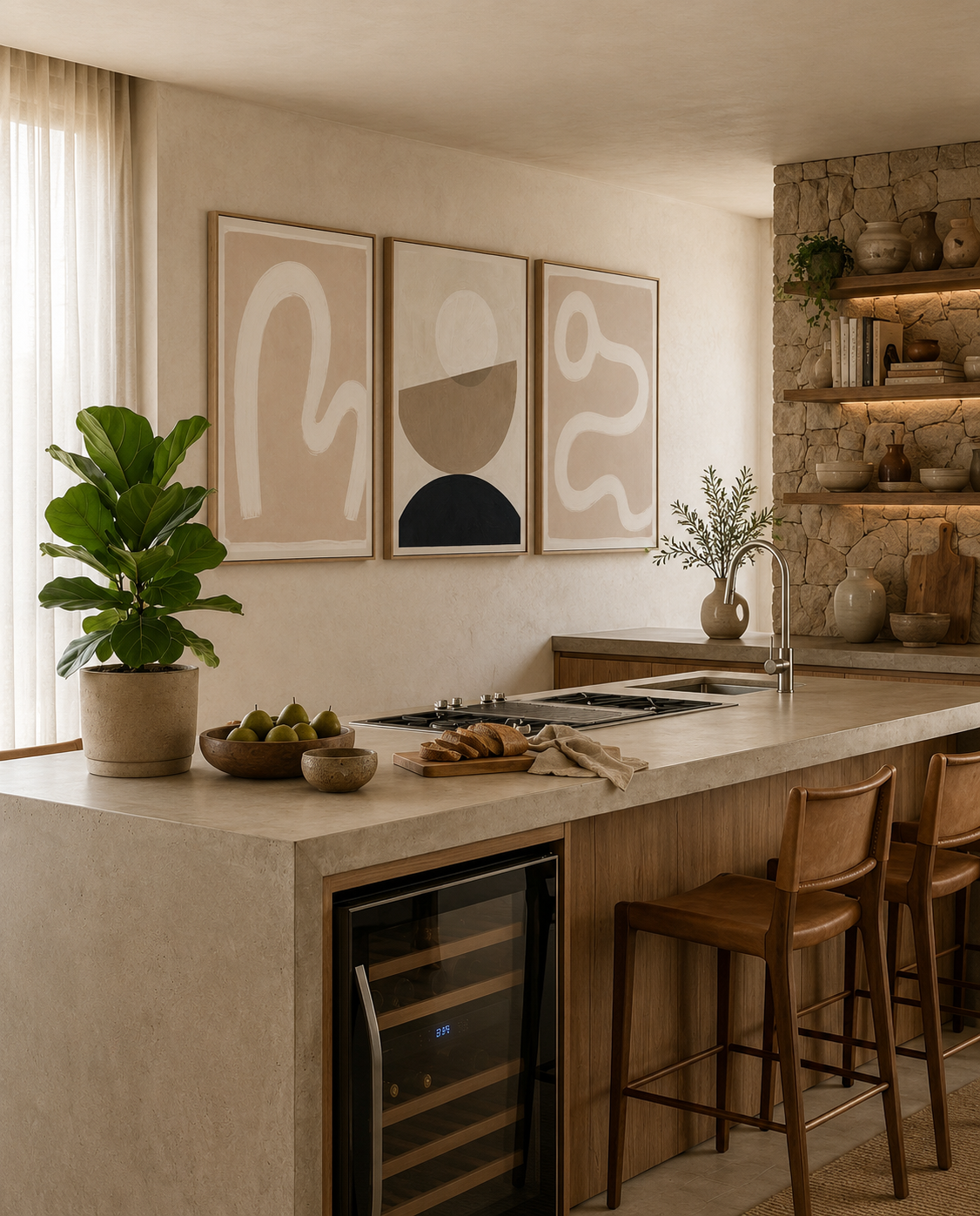 Minimalismo tons beige