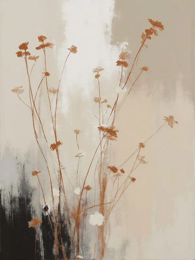 Abstract dry flowers 1
