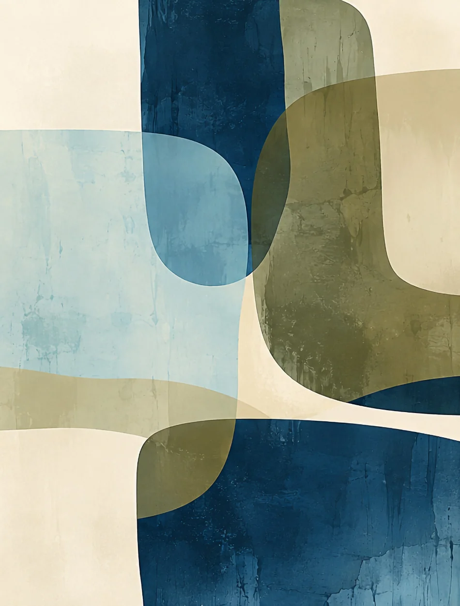 Abstrato tons frios A
