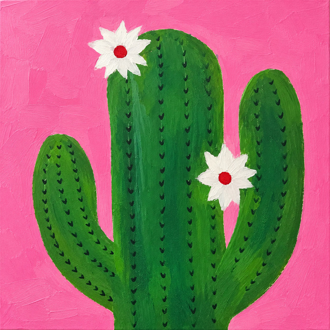 Cacto em flor